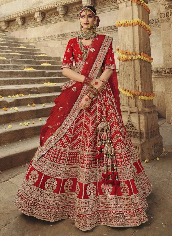 MANJULA SHUBHRA Bridal Wedding Wear Heavy Embroidered Lahenga Choli Collection 